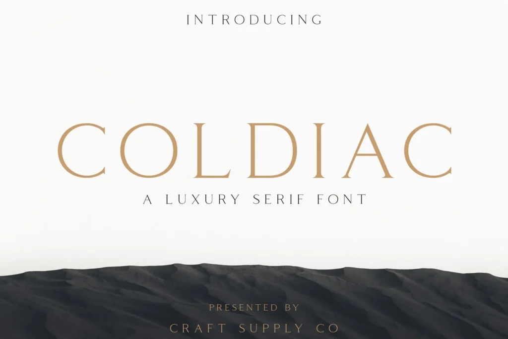 Coldiac font download