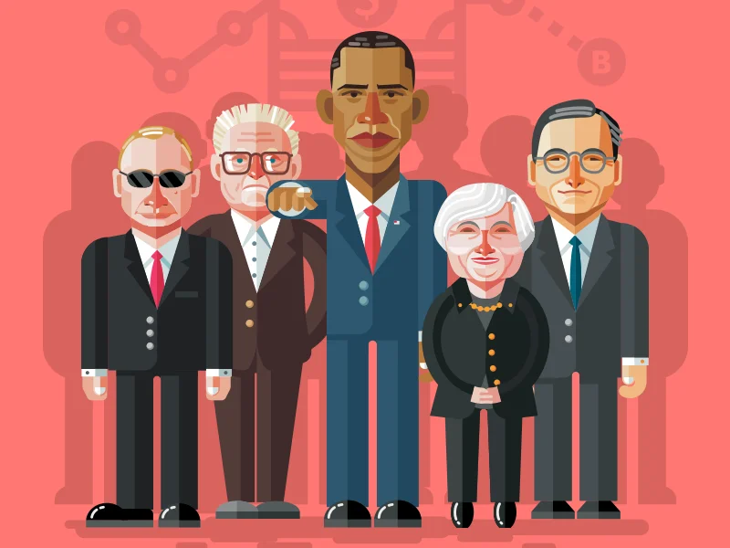 political illustrations