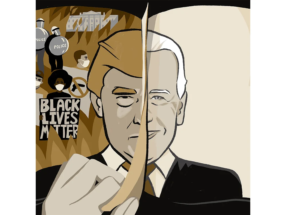 Donald Trump & Joe Biden Illustrations