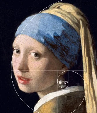 golden ratio in famous paintings - Johannes Vermeer's "Girl with a Pearl Earring"
