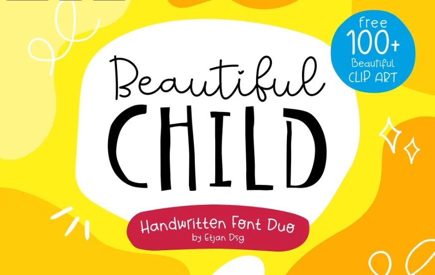 Beautiful Child - best fonts for posters free