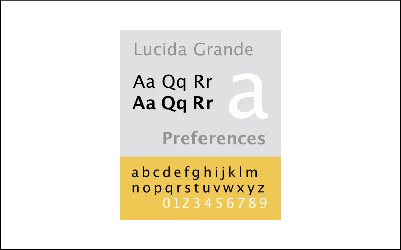 Lucida Grande Apple font