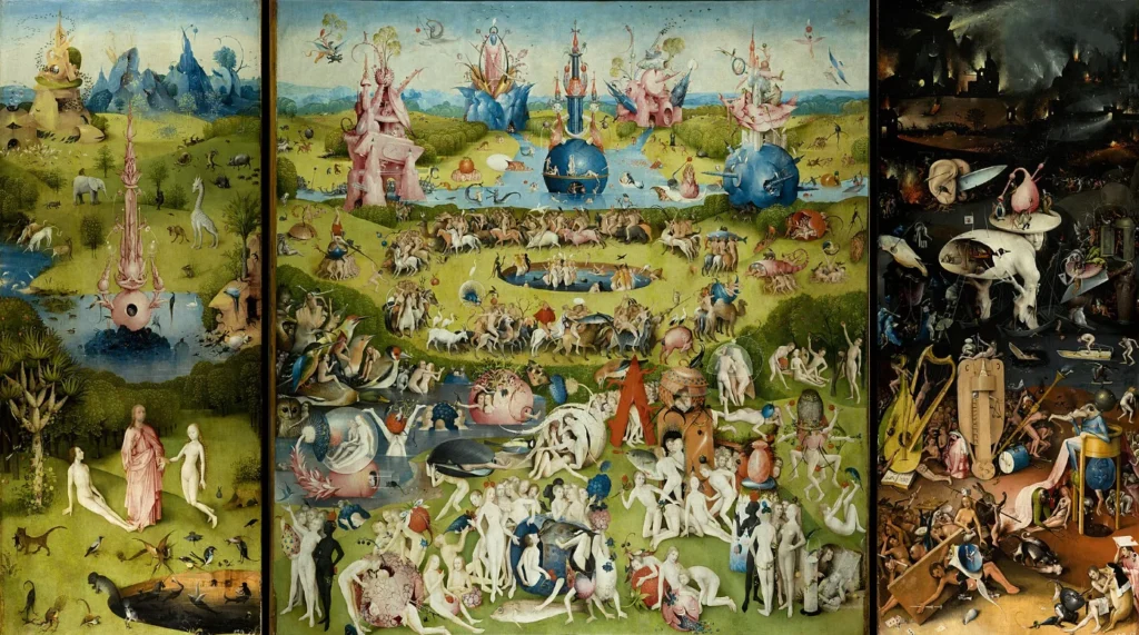 Maximalist art by Hieronymus Bosch