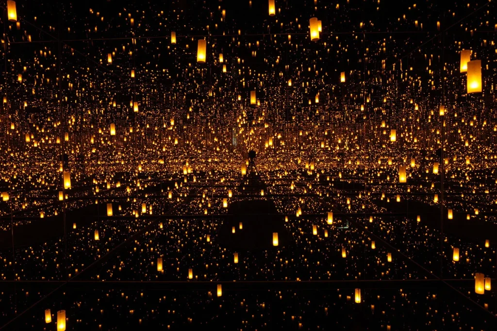 photo of Yayoi Kusama’s Infinity Mirror Rooms
