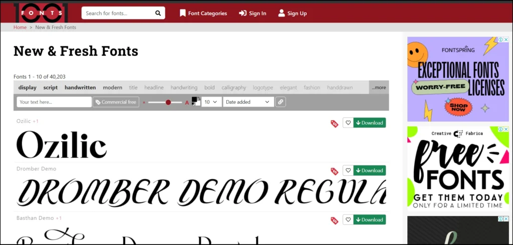 free font websites, best place to download fonts, best font download website, best free font websites for graphic designers, best places to download fonts