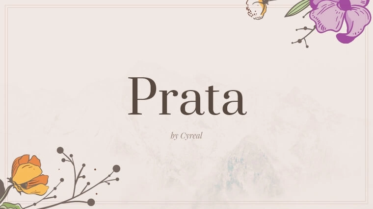 prata, cute font in canva, dreamy font, soft font, aesthetic fonts on canva, prata font