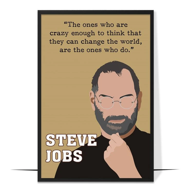 PosterDesignIdeas13 Business poster designs, steve jobs motivation poster designs