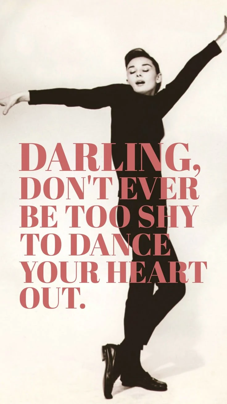 PosterDesignIdeas16 Elegant Expression: Dance Without Limits, Don't be shy to dance your heart out poster