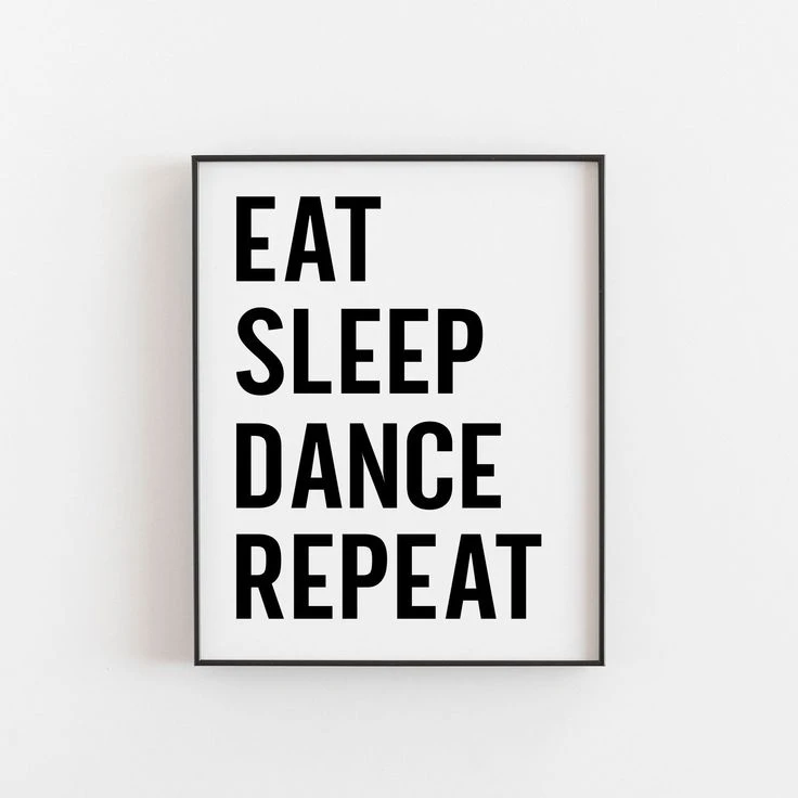 PosterDesignIdeas18 Eat Sleep Dance Repeat posters, poster design for dancers