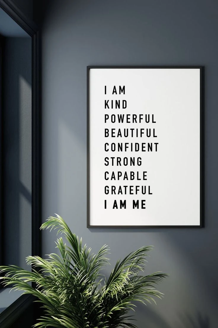 PosterDesignIdeas6 I am kind, affirmation poster designs, bedroom affirmation posters