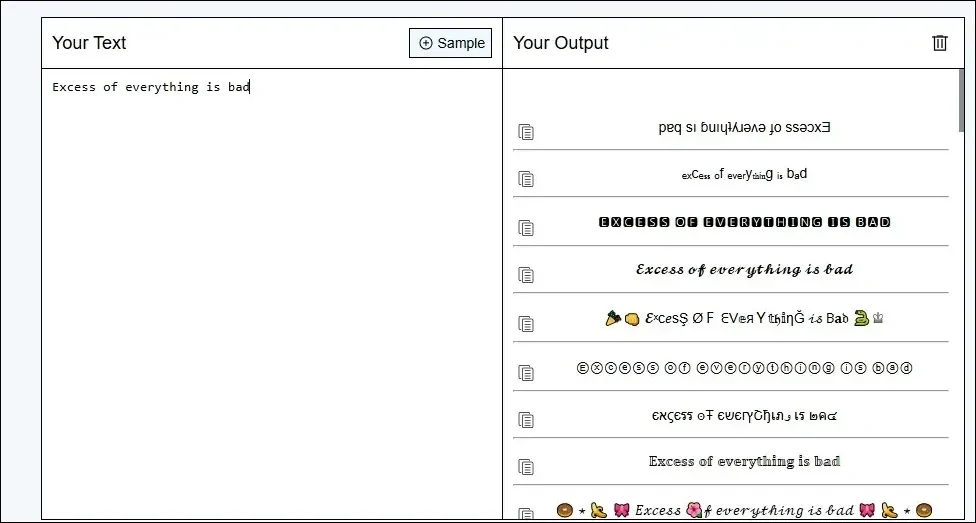 editpad's weird font creator tool