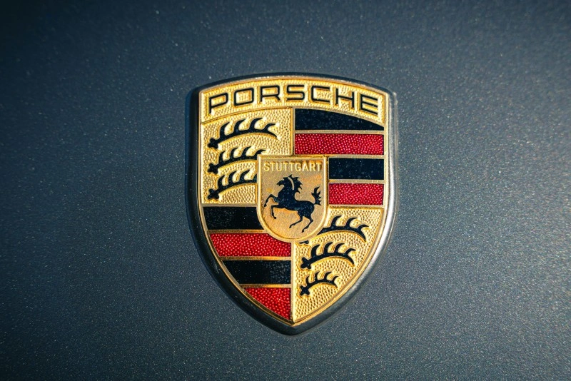 Porsche crest foreign car insignia